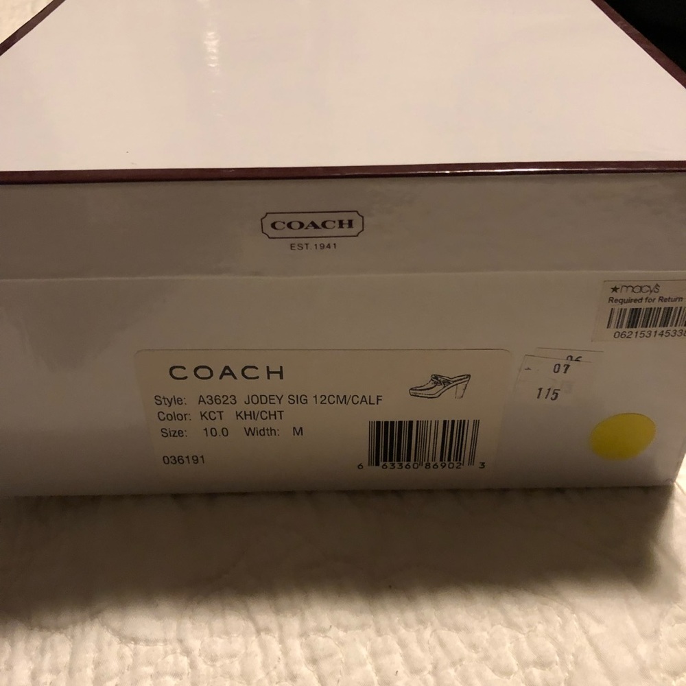 Authentic Coach clogs - Picture 8 of 8